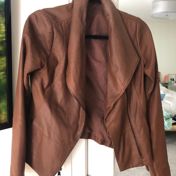 Jackets & Blazers - Brown Leather Jacket